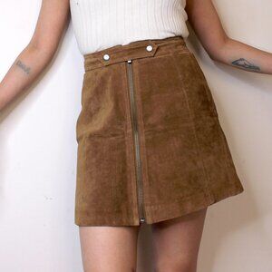 Twik by Simons | Pig Leather Mini  Skirt | Excellent Condition | Size XS